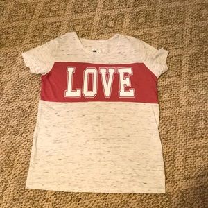 NWOT Reflex Love Top